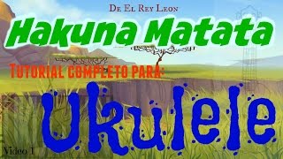 Hakuna Matata en Ukulele [upl. by Mairem]