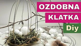 WISZÄ„CE DEKORACJE WIELKANOCNE IDEALNE DO WIOSENNYCH GAĹÄ„ZEK OZDOBNE KLATKI JAJKA DIY [upl. by Veal]