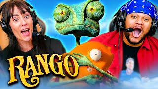 RANGO 2011 MOVIE REACTION FIRST TIME WATCHING Johnny Depp  Full Movie Review [upl. by Klemens]