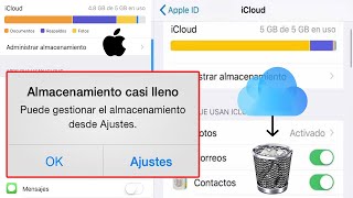 Almacenamiento en iCloud lleno Libera Espacio en tu iPhone ⚠️ [upl. by Einnos455]