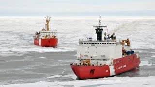 Heres How Massive Icebreaker Ships Plow Through Frozen Seas [upl. by Xantha]