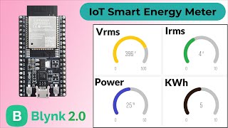 IoT Smart Electricity Energy Meter using ESP32 amp Blynk 20 [upl. by Chang689]