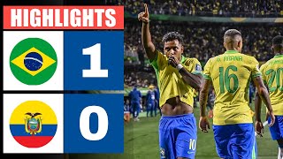 🔴 Resumen  Brasil vs Ecuador 1  0  HIGHLIGHTS  Clasificación Mundial CONMEBOL [upl. by Vevina]