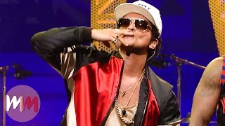 Top 10 Best Bruno Mars Performances [upl. by Nosnej]