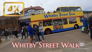 Whitby Town Street walk tour2023 September [upl. by Jehias]