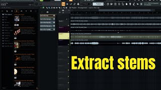 EXTRACT STEMS FL STUDIO 21 [upl. by Aruat]