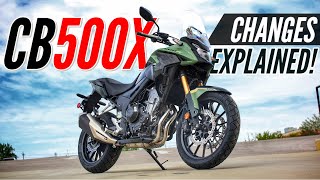 New 2023 Honda CB500X Changes Explained [upl. by Durarte933]