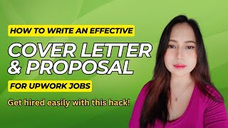 How to Write an Effective Cover Letter for Upwork  Tagalog  Stellar Freelancing Academy [upl. by Llerdnod568]