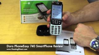 Doro PhoneEasy 740 SmartPhone Review [upl. by Biagi]