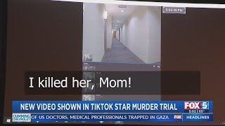 New video shown in TikTok star double murder trial [upl. by Yllitnahc]