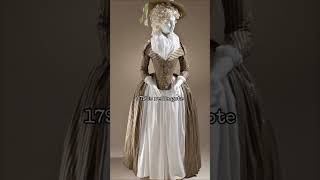 1790s redingote 🎠 18th century dress  Georgian era history shorts fashion dress [upl. by Jasen471]