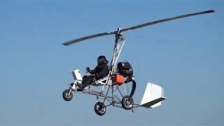 Gyroplane Barsik 2018  flying  Автожир quotБарсикquot 2018  полеты [upl. by Aicenat]