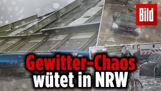 Ausnahmezustand in Wuppertal  Unwetter über NRW  So gehts weiter [upl. by Enyar565]