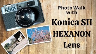 Konica SII with Hexanon Lens  Film Photography [upl. by Ailel]