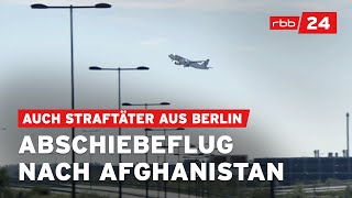 Auch zwei Straftäter aus Berlin nach Afghanistan abgeschoben [upl. by Odnuges]