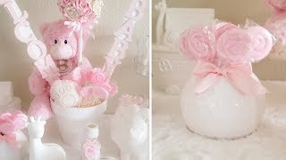 BABY SHOWER IDEAS  3 QUICK AND EASY GLAM DIYS 2019 [upl. by Arej]