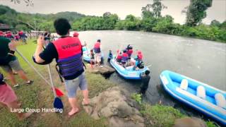 RIVERBUG Kiulu River White Water Rafting Borneo Sabah Malaysia [upl. by Notnel]