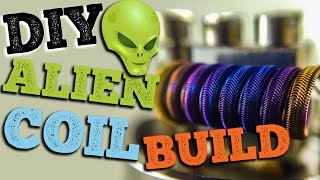 DIY Alien Clapton Coil Build  Tutorial [upl. by Dahsar560]