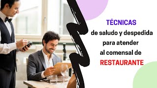 ¿Cómo saludar al cliente en un restaurante [upl. by Eniortna604]