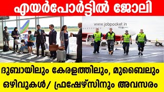 Gulf Job Vacancy Malayalam  SAirport Jobs 2023  Company Jobs Gulf Jobs  Freshers Can apply [upl. by Nahtanaj]