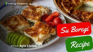 How to Make Su Boregi Easily at Home Homemade Turkish Water Borek [upl. by Jaime]