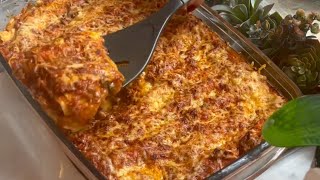 Recette de lasagnes bolognaise facile et rapide  وصفة لازانيا سهلة وسريعة التحضير [upl. by Amehr371]