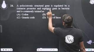 A polycistronic structural gene is regulated by a common promoter and regulator gene in bacteria [upl. by Lawford]