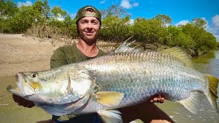 Barramundi Fishing Remote Australia  We Catch Monster Barramundi [upl. by Ev842]