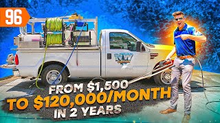 21 Year Old Starts a 120000 Monthly Pressure Washing Business [upl. by Bound134]