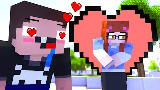 NOOB FALLS IN LOVE😍😍💖💖  Minecraft Life Animation [upl. by Moguel281]