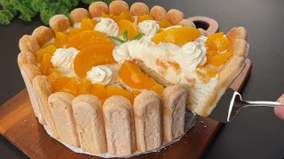 Yogurt Peach Cake delicious summer cake [upl. by Otsedom]