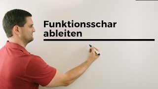 Funktionsschar ableiten Ableitung mit ParameterBuchstaben Basics  Mathe by Daniel Jung [upl. by Aronel]