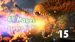 NIGHTMARE DRAGON FIGHT WITH ONLY MAGES  DRAGON AGE INQUISITION FULL GAME AND QUESTS part 15 [upl. by Einallem]