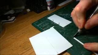 How To 19  Scratch building a plasticard hinge [upl. by Siroval714]