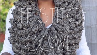 Puff Stitch Cowl [upl. by Nayb]