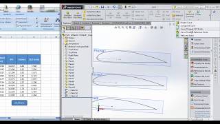 Wind Turbine Blade in Solidworks Part1 [upl. by Saundra408]