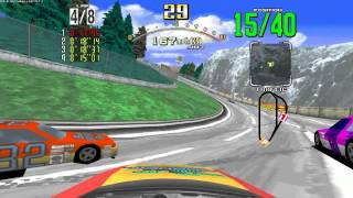 Learning gear drifting in Daytona USA 1st time trying [upl. by Lay]