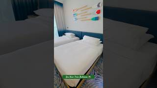 Hampton by Hilton Marjan Island RAK Twin bed  Sea Facing Room hampton hilton staycation room [upl. by Wilton]