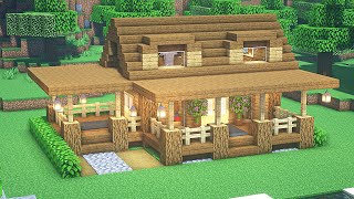 Minecraft Survival House Tutorial 2  Minecraft Builds [upl. by Lleznod]