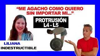 💪Liliana Protrusión discal L4 L5 Espalda Indestructible me cambió la vida [upl. by Aiker]