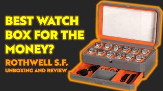 Rothwell Leather Watch Box  My Watches Needed This [upl. by Kuehnel705]