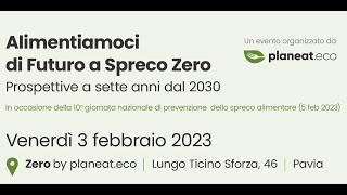 Convegno quotAlimentiamoci di Futuro a Spreco Zeroquot Giovanni Bindella  Ottavo intervento [upl. by Mozart]