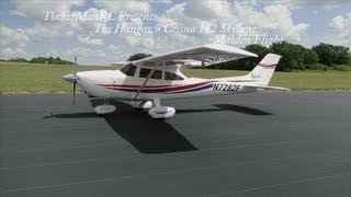 Hangar 9 Cessna 182 SkyLane Maiden Flight [upl. by Suneya490]