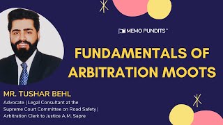 Fundamentals of Arbitration Moots  Webinar by Tushar Behl [upl. by Lladnew]