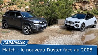 Comparatif  Le nouveau Dacia Duster face au Peugeot 2008 [upl. by Aneeram]