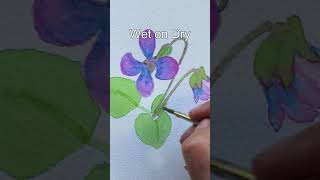 How to improve your watercolor painting  Beginners watercolor flowers  AZ of flower painting [upl. by Pattison426]