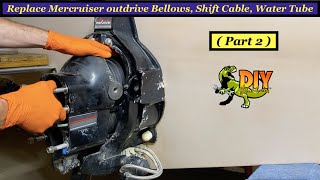 Replace Mercruiser alpha one gen 12 outdrive bellows  PART 2 [upl. by Tavish]