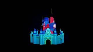 Disney World Castle Lightform Projection [upl. by Emoryt724]