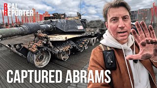 UpClose Look at Captured Abrams and Leopard in Moscow [upl. by Toffic]