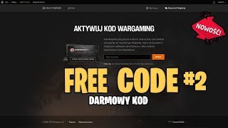 DARMOWY KOD WARGAMING  FREE WARGAMING CODE 2 World Of Tanks 🔥 [upl. by Ella940]